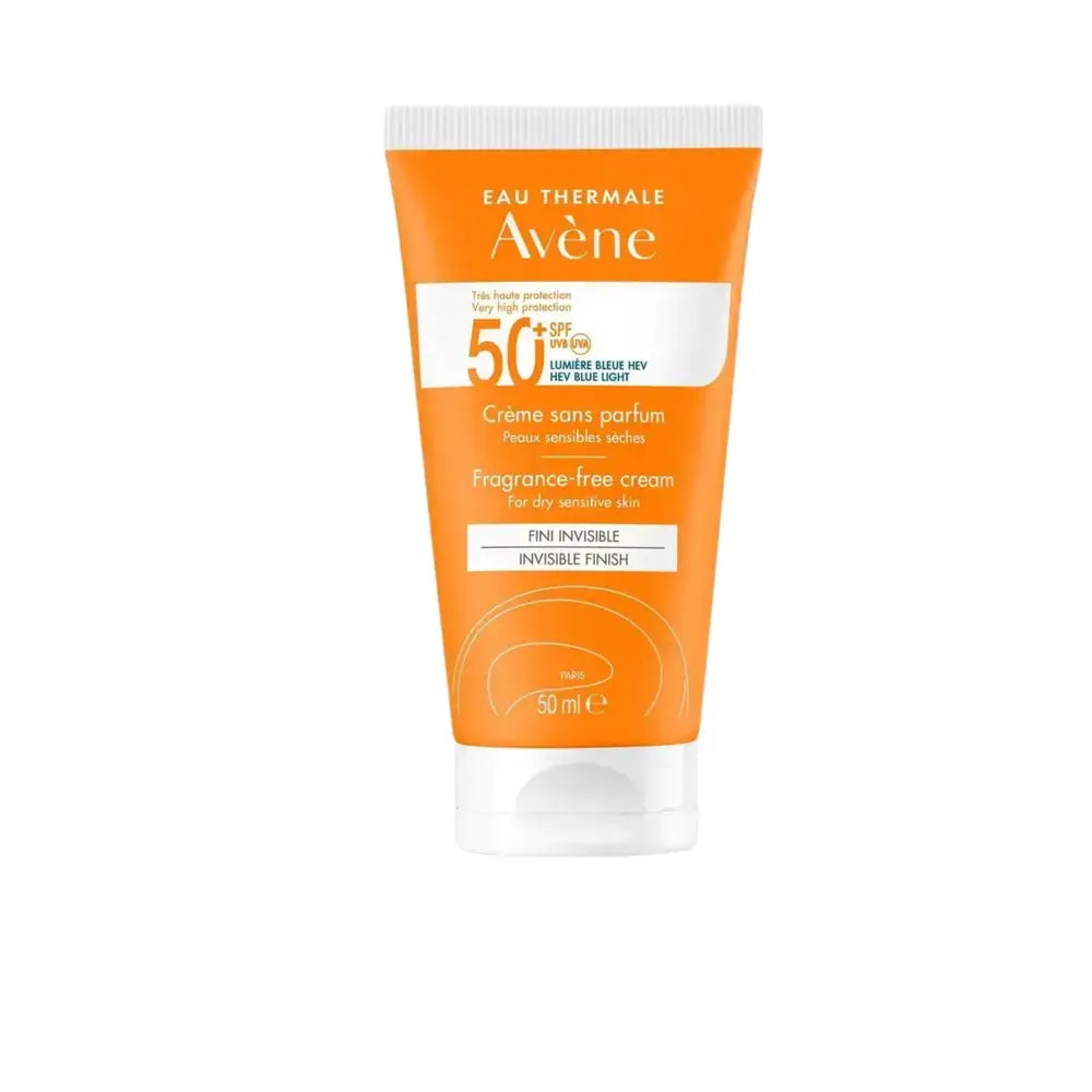 Avene Ultra Broad Spectrum Fragrance Free Cream For Sensitive Skin SPF50+