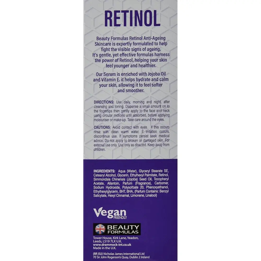 Beauty Formulas Retinol Serum Anti-Ageing Extreme Moisture