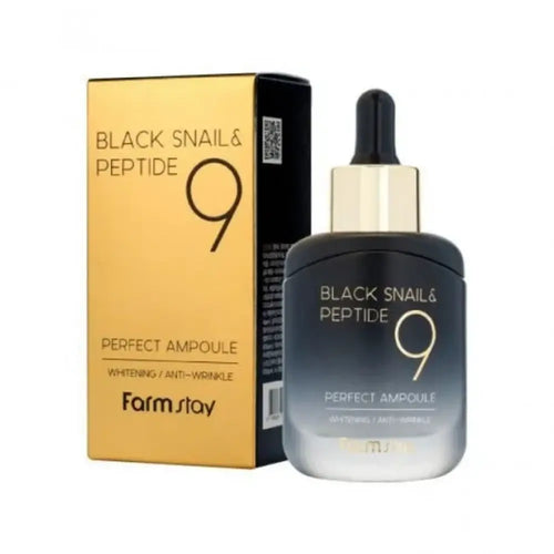 Farmstay Black Snail & Peptide 9 Perfect Ampoule