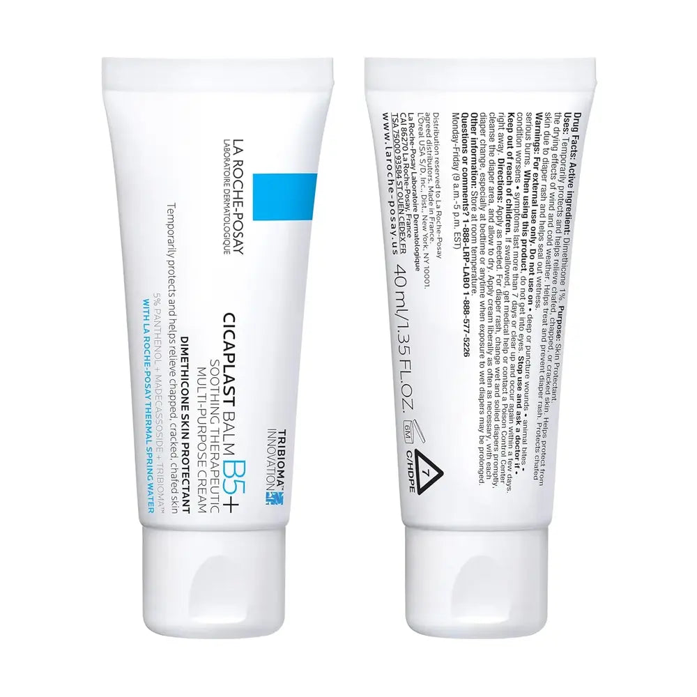 La Roche-Posay Cicaplast Baume B5+ Ultra Repairing Soothing Balm New Improved Formula Irritated or Damaged Skin, Adults, Children, Babies