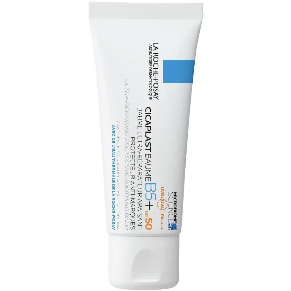 La Roche-Posay Cicaplast Baume B5+ UV SPF 50 Ultra Repairing Protective Soothing Balm Irritated or Damaged Skin , Adults, Children, Babies