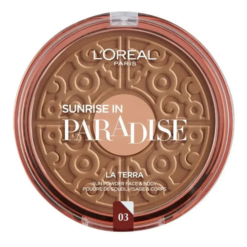 L'Oréal Paris Glam Bronze La Terra Powder Bronzer Face and Body Sun Powder