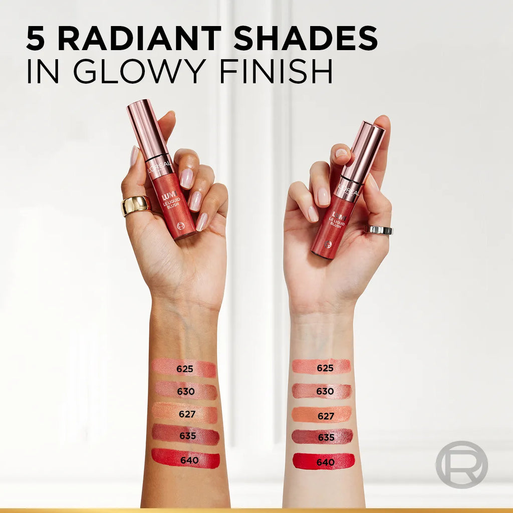L'Oréal Paris Lumi Le Liquid Blush with a Glowy Radiant Natural Blush Finish, Weightless and Buildable