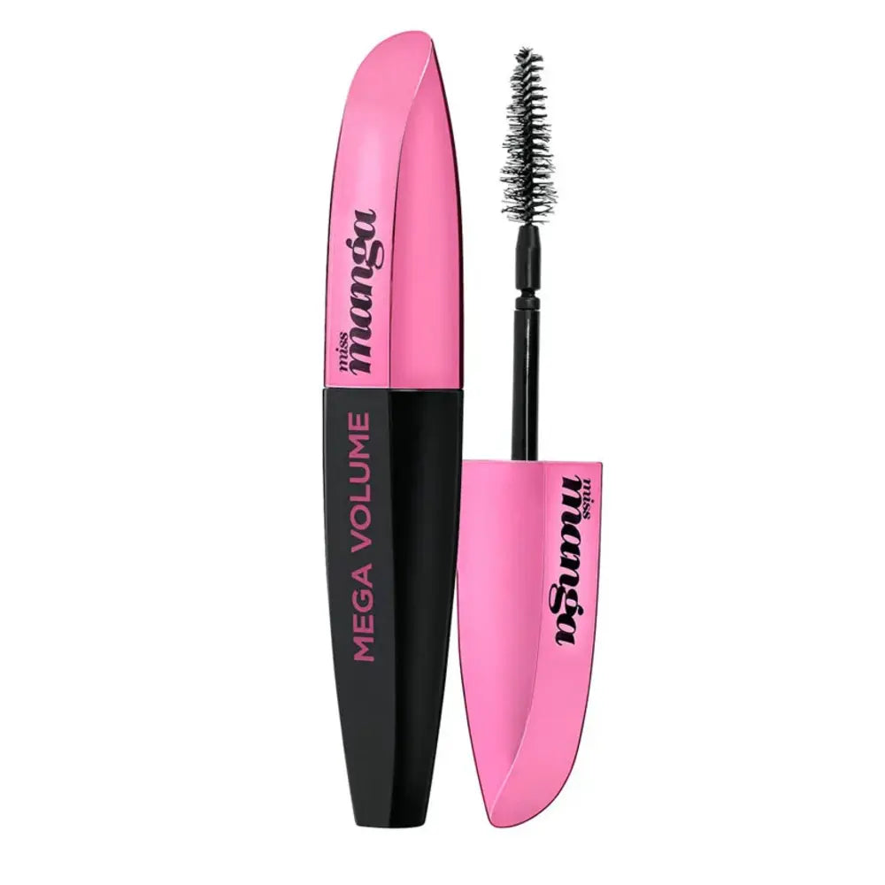L'Oréal Paris Mega Volume Miss Manga Mascara for Full, Thick Lashes Black Mascara