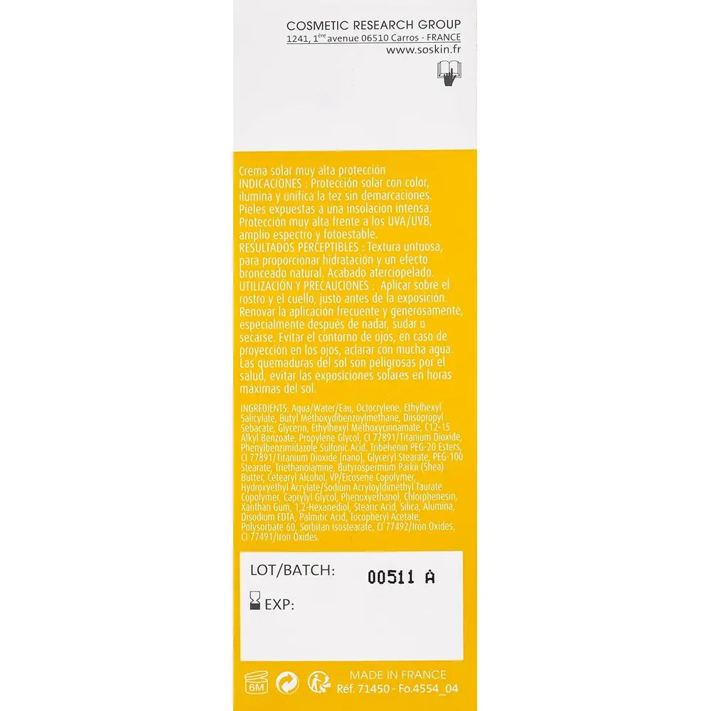 Soskin Tinted Sunscreen SPF 50+